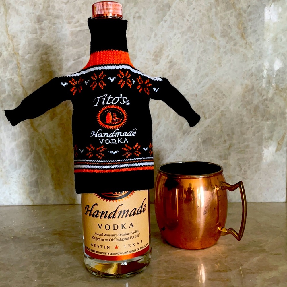 Limited Edition Tito’s Vodka Bottle Black Sweater